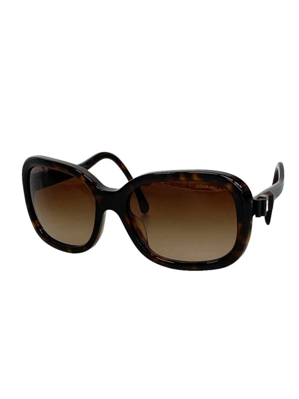 Chanel Sunglasses Acetate Brown Gold Eyewear